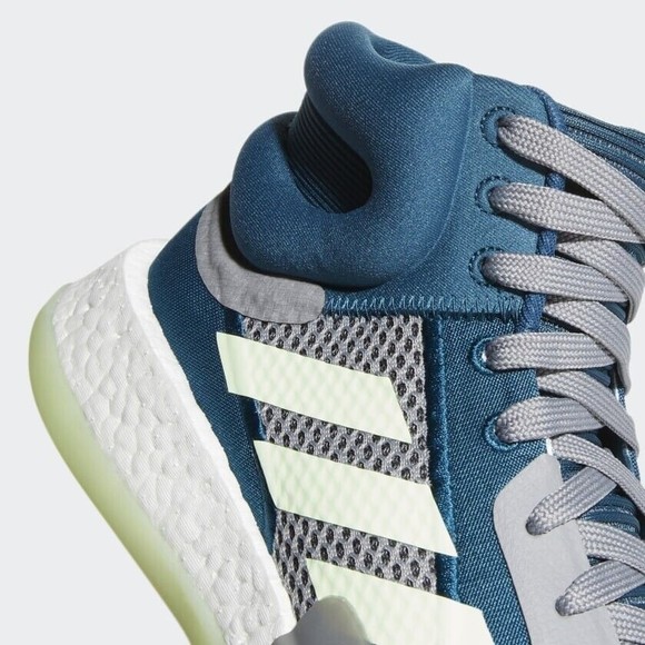 MEN\'S adidas Marquee Boost Basketball Shoes Tech Mineral Glow F97277 Size 7.5